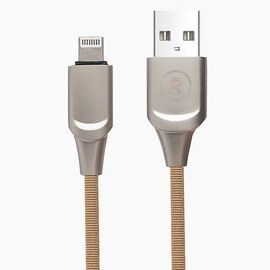  Кабель USB - Apple lightning RockBox RC-L02 100см 2,4A (gold) (102054) 