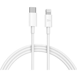  Кабель Type-C/Lighting MFi Xiaomi ZMI 100см MFI, 3A, 18W PD Материал оплетки TPE (AL870C) белый 