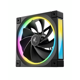  Вентилятор DEEPCOOL FL12R 120x120x25мм (PWM, ARGB, черный, 500-2150об/мин) Color Box 