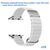  Ремешок кожаный Great Case Leather Loop Ultra для Apple Watch 42/44/45/49 мм, 235мм, на магните, белый (10) 