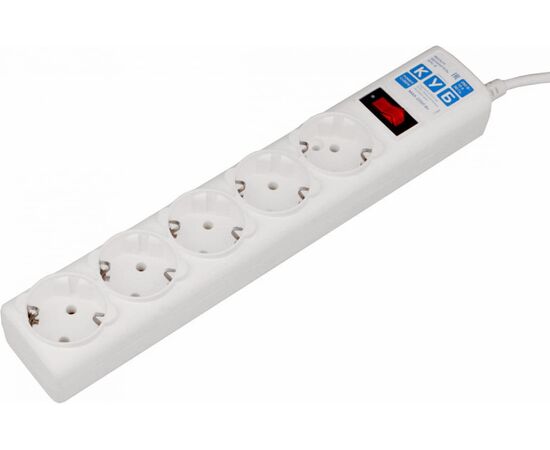  Сетевой фильтр Power Cube SPG-B-0,5М-White 5-розеток, 0.5м, белый 