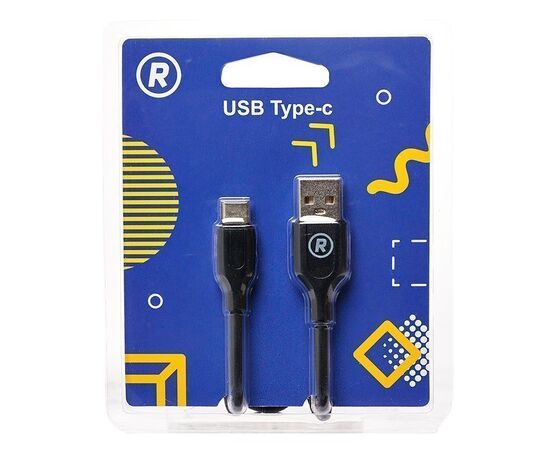  Кабель USB - Type-C RockBox RC-T01 100см 1,5A (black) (93467) 