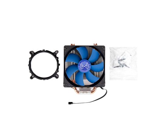  Кулер Mastero mc-125 (MC125TW-PWMBF), Socket 775/115x/1200/1700/AM2+/AM3/AM3+/FM1/AM4/FM2/FM2+, 120мм, 1500rpm, 22 дБ, 150Вт, 4-pin PWM, Al+Cu 