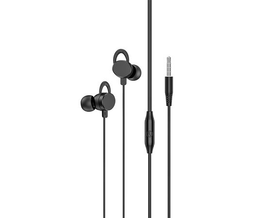  Проводные наушники HOCO M103 Rhyme, Jack 3.5mm, 1.2 м, черный 