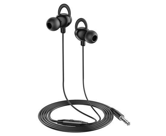  Проводные наушники HOCO M103 Rhyme, Jack 3.5mm, 1.2 м, черный 