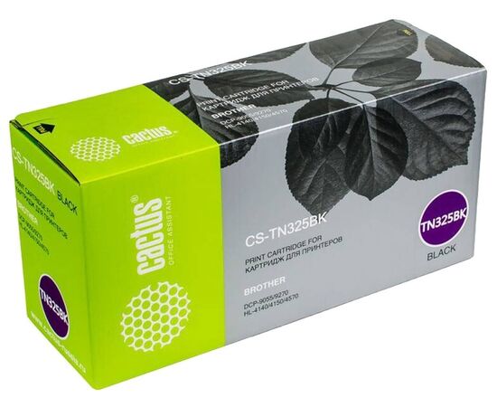  Тонер Картридж Cactus CS-TN325BK черный для Brother DCP 9055/9270; HL 4140/4150/4570  (4000стр.) 