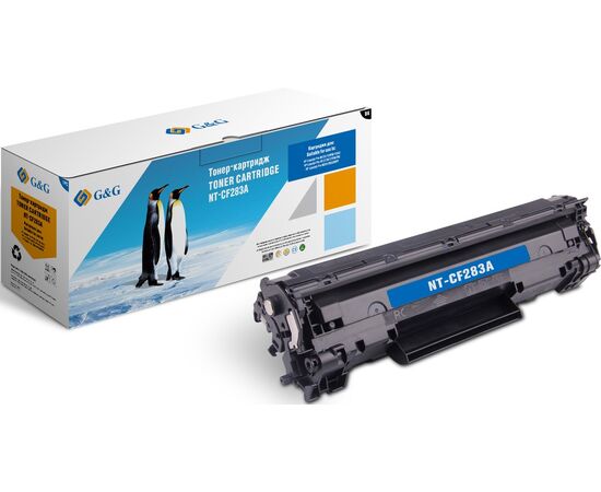  Картридж лазерный G&G GG-CF283A черный (1500стр.) для HP LJ Pro M125/125FW/125A/M127/M127FW/FN/M201/M225MFP 