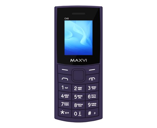  Мобильный телефон MAXVI C40 Purple 