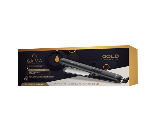  Выпрямитель для волос GA.MA CP14 LED Dual Plate Gold - SY (GI2510) 
