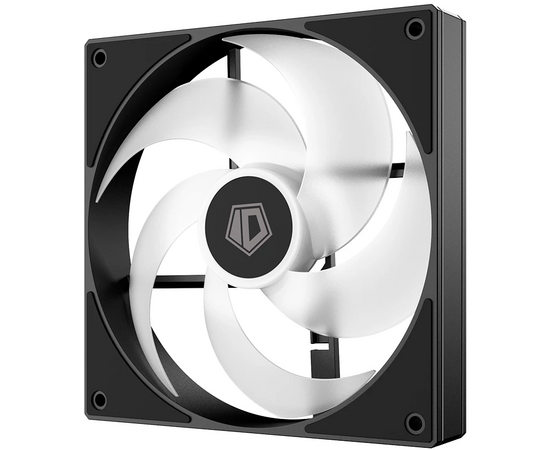  Вентилятор ID-COOLING AS-140-ARGB-K 140x140x25мм (PWM, резиновые углы, черный, 300-1800об/мин, супертихий) Box 