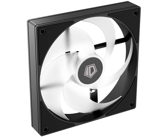  Вентилятор ID-COOLING AS-140-ARGB-K 140x140x25мм (PWM, резиновые углы, черный, 300-1800об/мин, супертихий) Box 