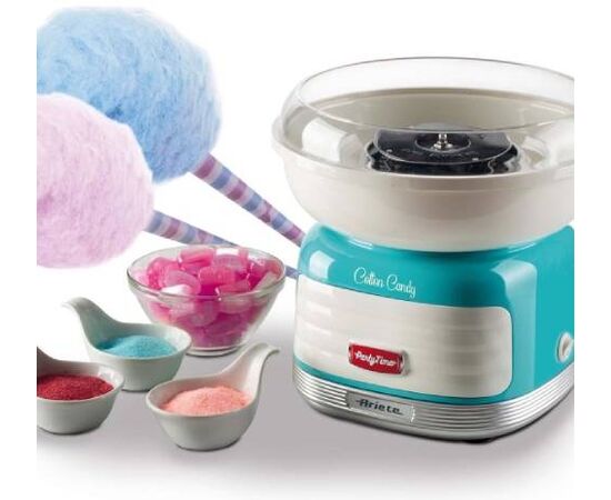  Прибор для приготовления сахарной ваты Ariete 2973/01 Party Time бирюзовый 