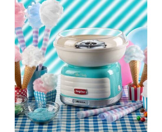  Прибор для приготовления сахарной ваты Ariete 2973/01 Party Time бирюзовый 