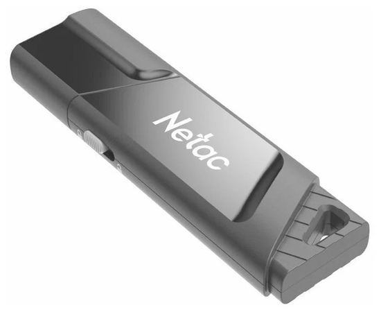  USB 3.0  64GB  Netac  U336 с аппаратной защитой от записи (защита от вирусов)  чёрный 