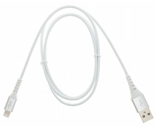  Кабель Cactus CS-LG.USB.A-1 USB m-Lightning m 1м белый блистер 