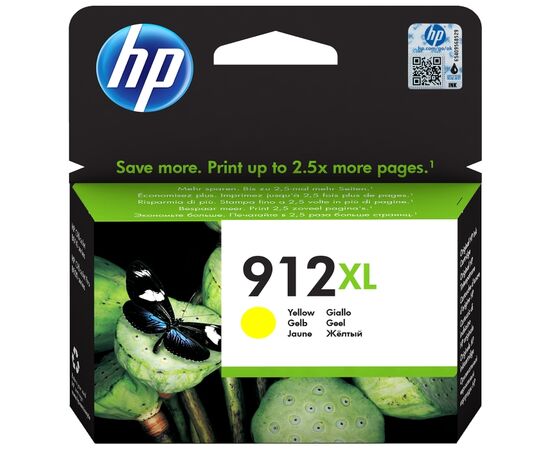  Картридж струйный HP 912 3YL83AE желтый (825стр.) для HP DJ IA 