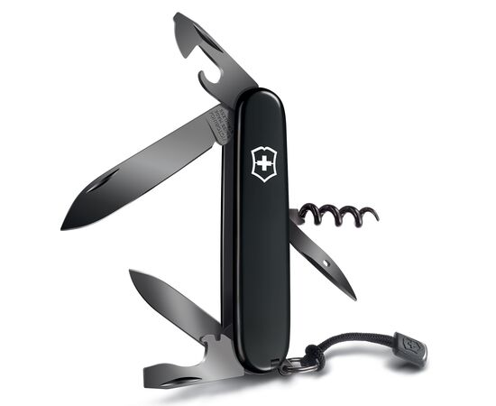  Нож перочинный Victorinox Spartan Onyx Black (1.3603.31P) 91мм 12функций черный карт.коробка 