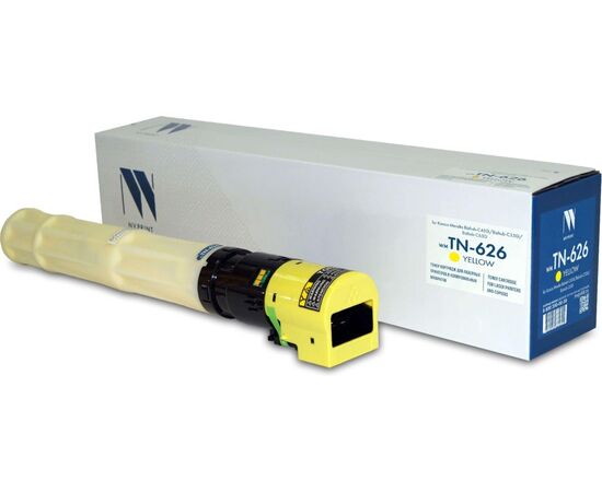 Тонер-картридж NVP NV-TN-626 (NV-TN-626Y) Yellow совместимый для Konica Minolta Bizhub-C450i/Bizhub-C550i/Bizhub-C650i (ACV1250) (28000k) 