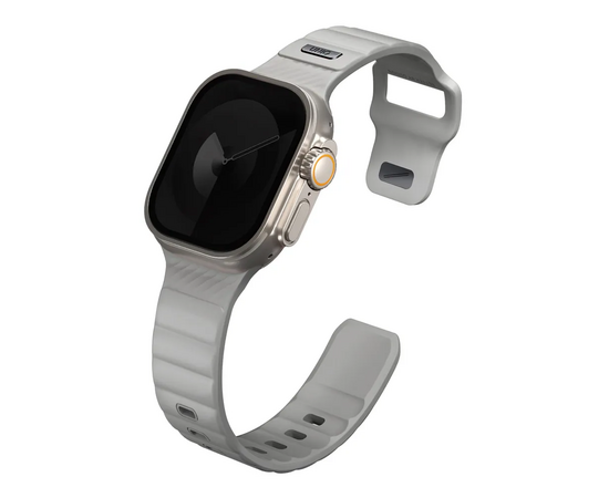  Uniq для Apple Watch 49/46/45/44 mm ремешок STRIDE FKM Rubber Grey 