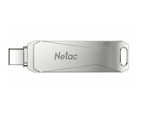  USB-флешка Netac U782C NT03U782C-256G-30PN 256Gb, USB3.0+TypeC, металлическая 