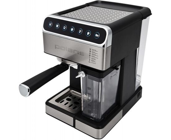  Кофеварка эспрессо Polaris PCM 1535E черный/серебристый 