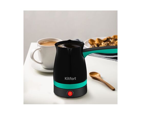  Кофеварка-турка Kitfort КТ-7183-2 черный/зеленый 