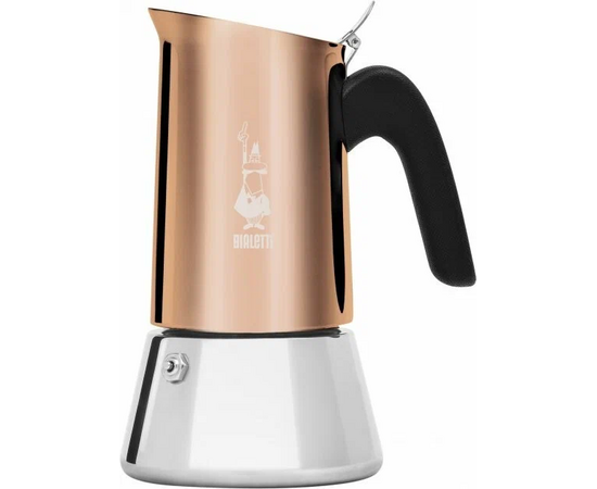  Гейзерная кофеварка Bialetti New Venus Rame Induzione 7284 4 чашки 