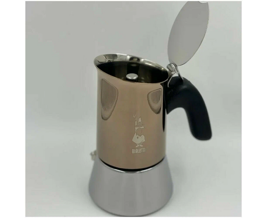  Гейзерная кофеварка Bialetti New Venus Rame Induzione 7284 4 чашки 