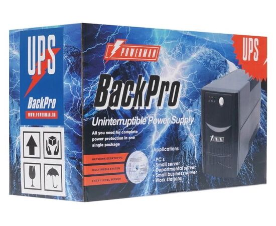  Источник бесперебойного питания UPS Powerman Back Pro 850 Plus 