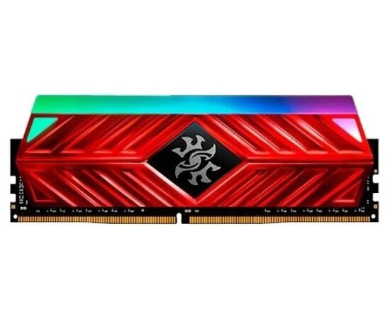 ОЗУ AData 8GB DDR4 3200 DIMM XPG Spectrix D41 RGB Red Gaming Memory AX4U32008G16A-SR41 Non-ECC, CL16, 1.35V, Heat Shield, RTL 
